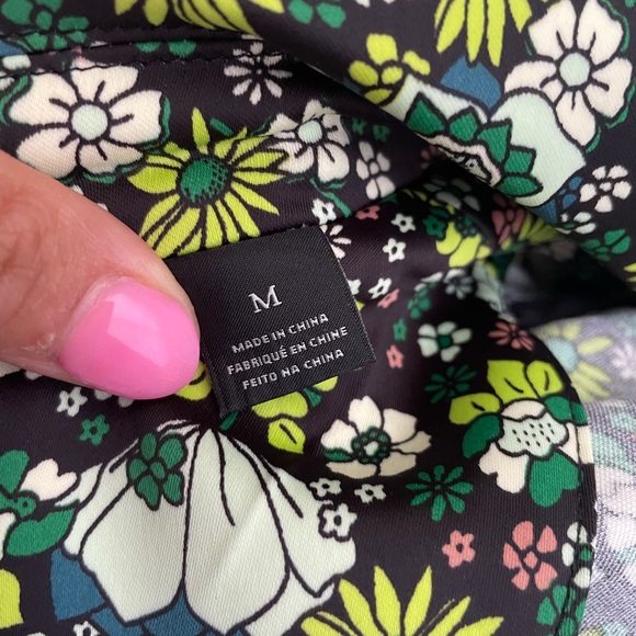 Scotch & Soda Amsterdam Floral Blazer Jacket Relaxed Fit Green Sz M - Picture 14 of 15